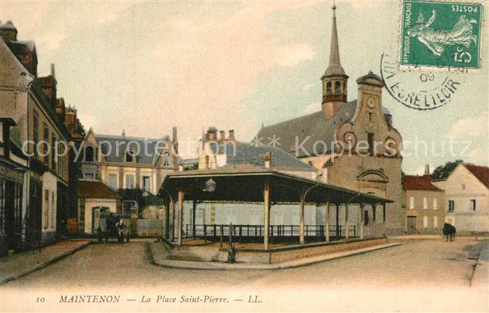 Maintenon La Place Saint Pierre