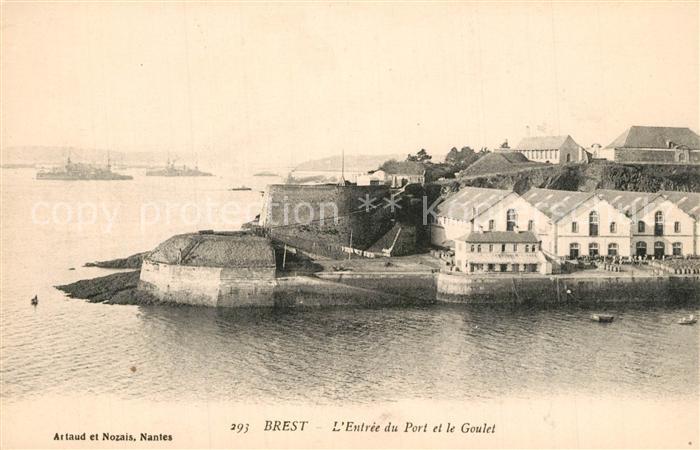 Brest 29 Entree du Port et le Goulet