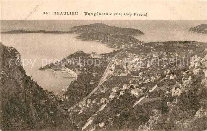 Beaulieu-sur-Mer Vue generale et le Cap Ferrat