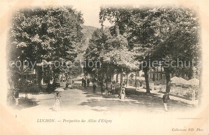 Luchon Haute-Garonne Perspective des Allees d_Etigny