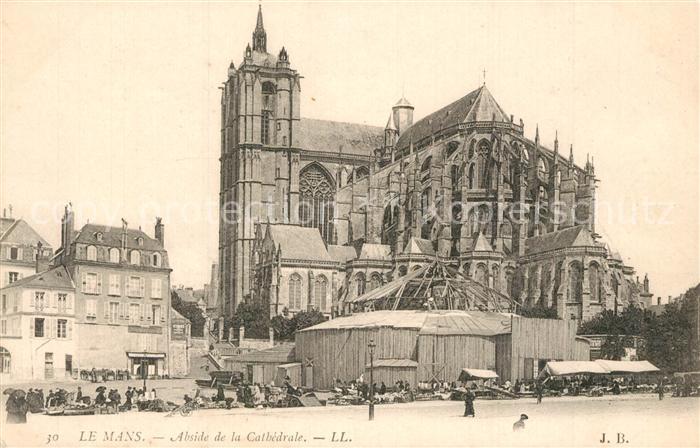 Le Mans Sarthe Abside de la Cathedrale