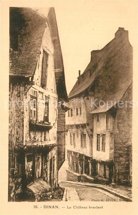 Dinan 22 Le Chateau branlant