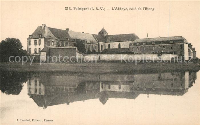 Paimpont Abbaye cote de l'Etang