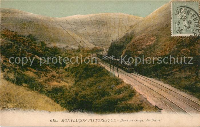 Montlucon Dans les Gorges du Dienat