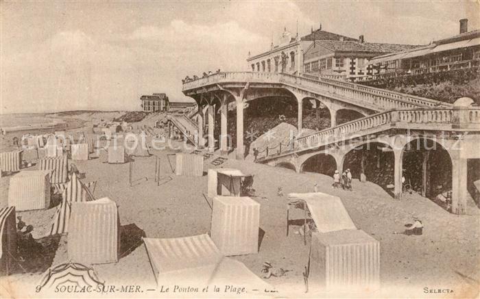Soulac-sur-Mer Le Ponton et la Plage