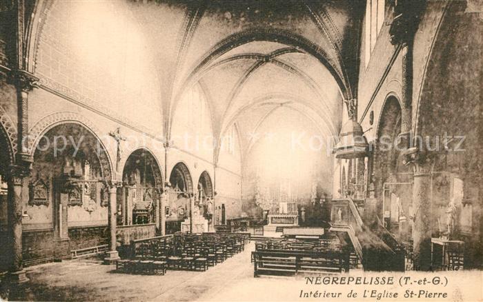 Negrepelisse Interieur de l'Eglise St Pierre