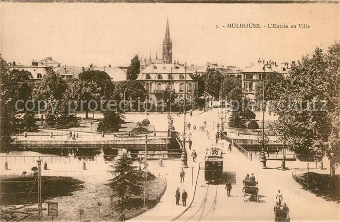 Mulhouse Muehlhausen Entree en Ville