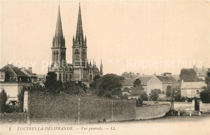 Douvres-la-Delivrande Vue generale Eglise