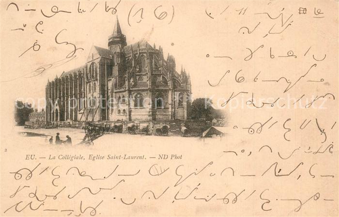 Eu 76 La Collegiale Eglise Saint Laurent