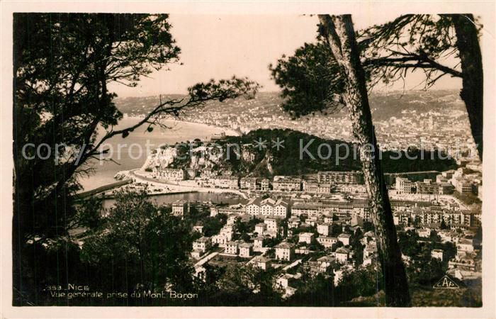 Nice Alpes Maritimes Vue generale prise du Mont Baron