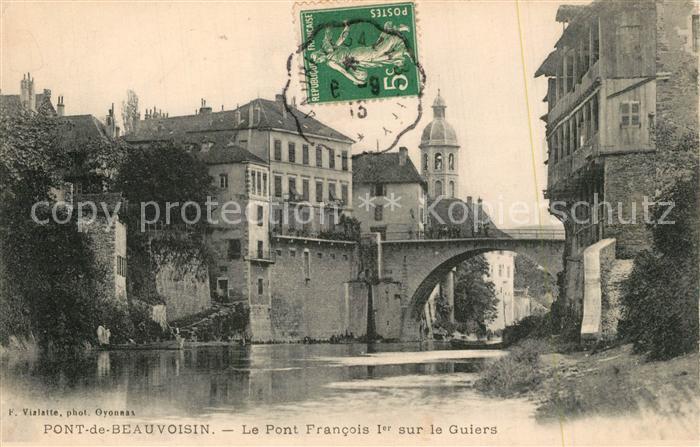 Pont-de-Beauvoisin Le Pont Francois I sur le Guiers