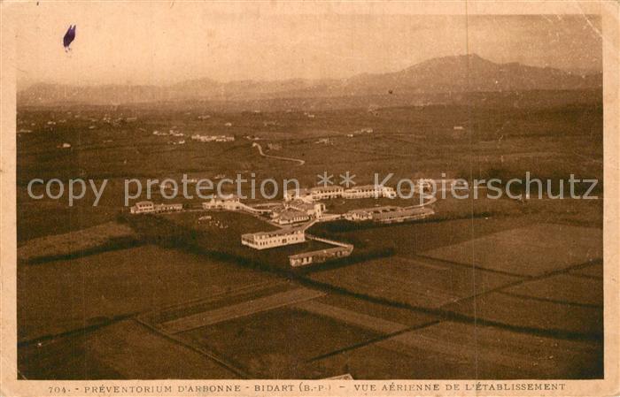 Bidart Preventorium d’Arbonne Vue aerienne de l'Etablissement