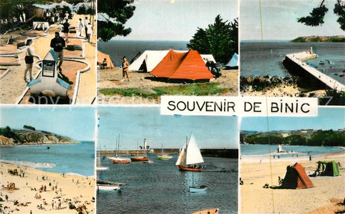 Binic Cotes d Armor Camping Minigolf Strandpartien