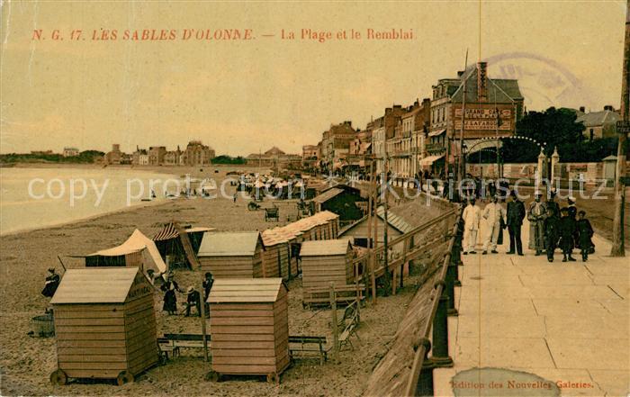 Les Sables-d Olonne La Plage et le Remblai