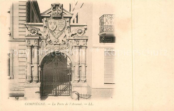 Compiegne Oise La Porte de l'Arsenal