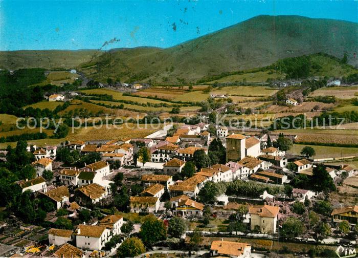 Ascain Vue generale aerienne