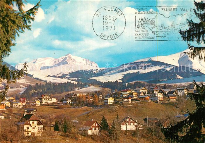 Megeve Les Veriaz Vue sur le Mont Joux et le M