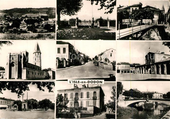 Isle en Dodon Vue generale Le Stade La Passerelle