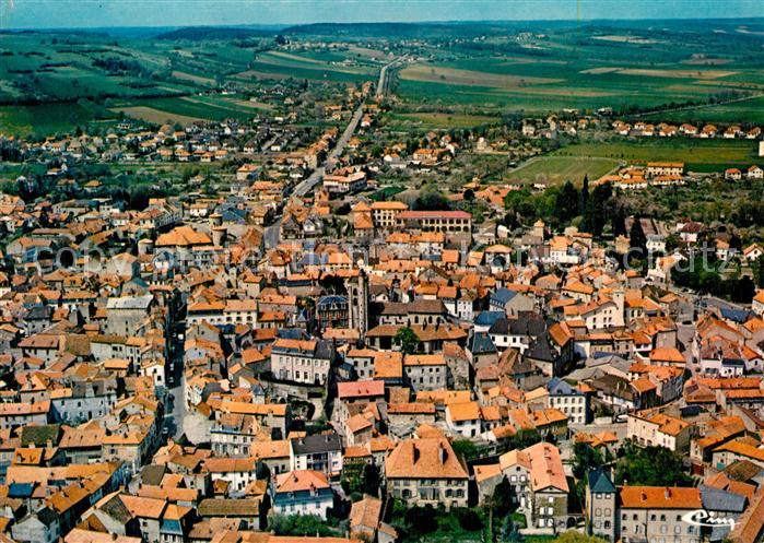 Gannat Vue generale aerienne