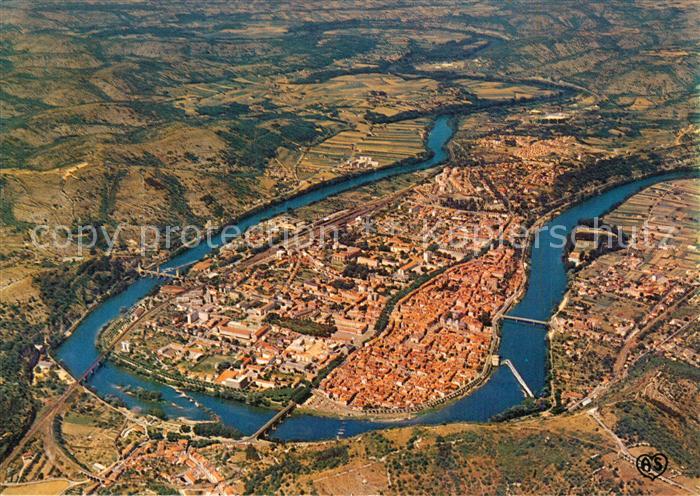 Cahors Vue generale aerienne