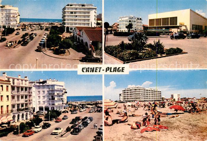 Canet Plage Entree de la Plage Le Casino Vue vers la Plage