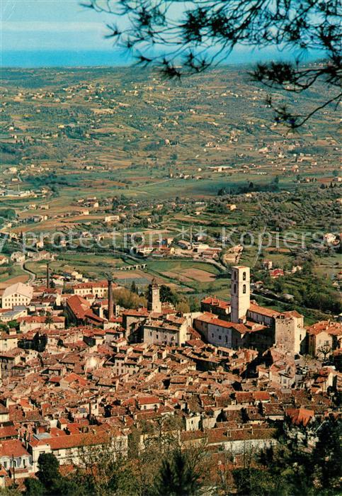 Grasse Alpes Maritimes Vue generale sur la ville et la campagne