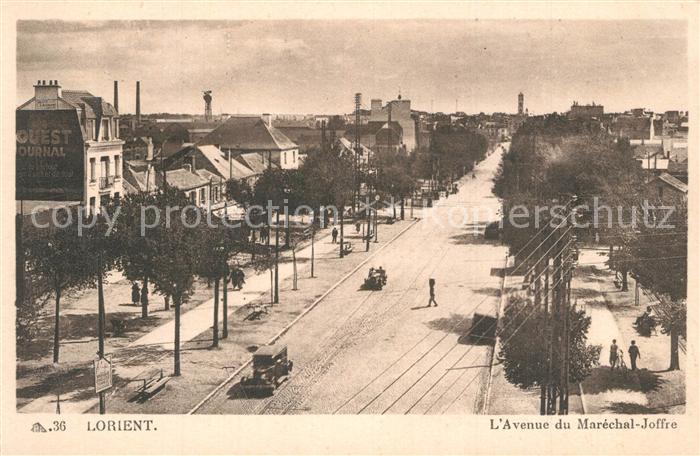 Lorient Morbihan Bretagne Avenue du Marechal Joffre