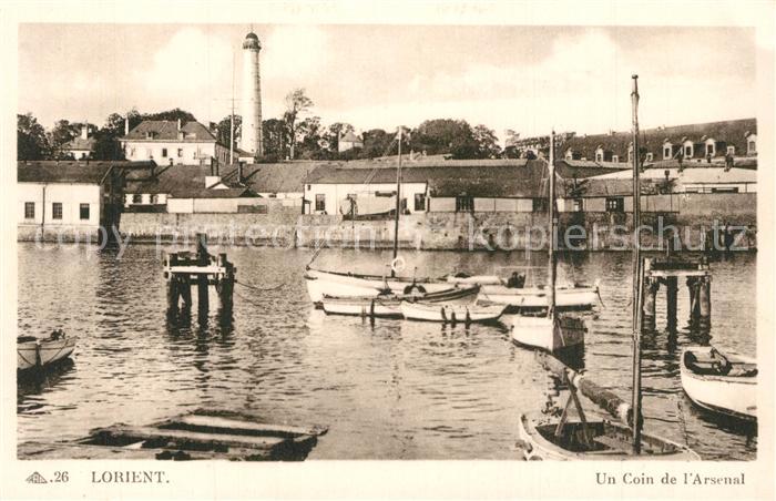Lorient Morbihan Bretagne Un Coin de l'Arsenal