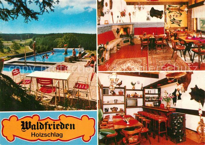 Holzschlag Bonndorf Pension Waldfrieden Schwimmbad Gastraeume Bar