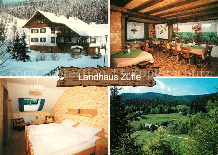 Baiersbronn Schwarzwald Landhaus Zuefle Gaststube Zimmer