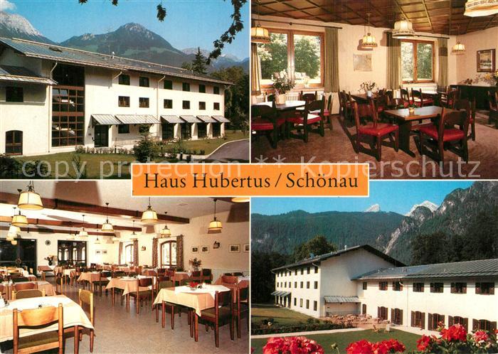 Schoenau Berchtesgaden Bundesbahn Sozialwerk Haus Hubertus Gastraeume