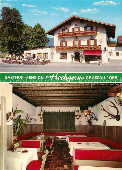 Grassau Chiemgau Gasthaus Pension Hochgrn Gaststube