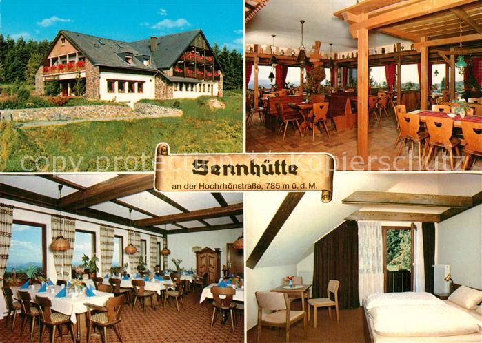 Fladungen Ausflugslokal Sennhuette Gastraeume Zimmer