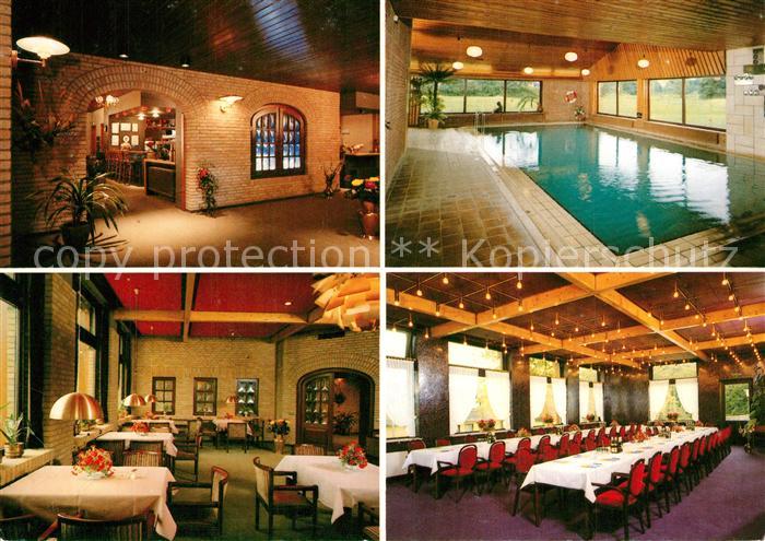 Schleswig Schlei Hotel Waldschloesschen Gaststube Speisesaal Hallenbad