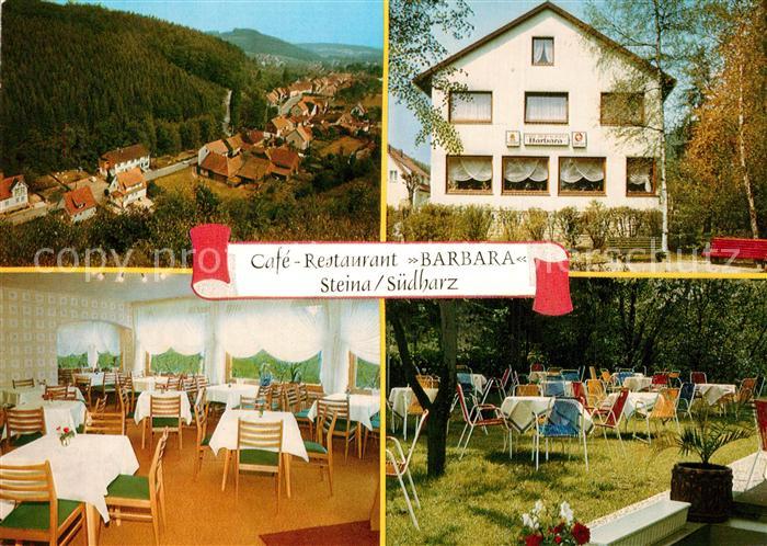 Steina Suedharz Cafe Restaurant Barbara Gaststube Gartenterrasse