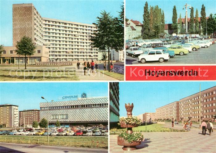 Hoyerswerda Wilh Pieck Str Platz der Roten Armee Centrum Warenhaus Liselotte Her