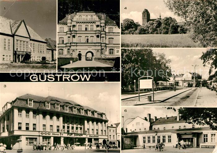 Guestrow Mecklenburg Vorpommern Paed Hochschule Schloss Hotel Stadt Guestrow Dom