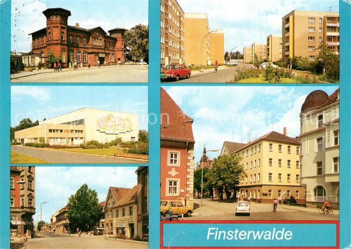 Finsterwalde Bahnhof Sporthalle Thaelmann Strasse Jahn Strasse HOG Saengerstadt