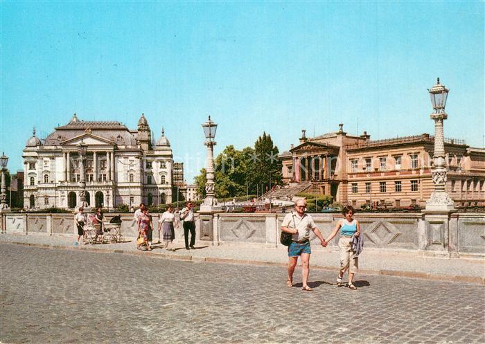 Schwerin Mecklenburg Staatstheater und Staatliches Museum