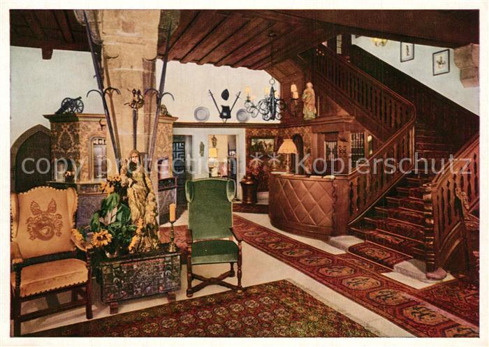 Rothenburg Tauber Hotel Eisenhut Hotelhalle