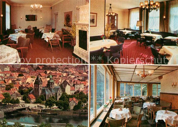 Hameln Weser Kaffee Kropp Gastraeume Weserbruecke