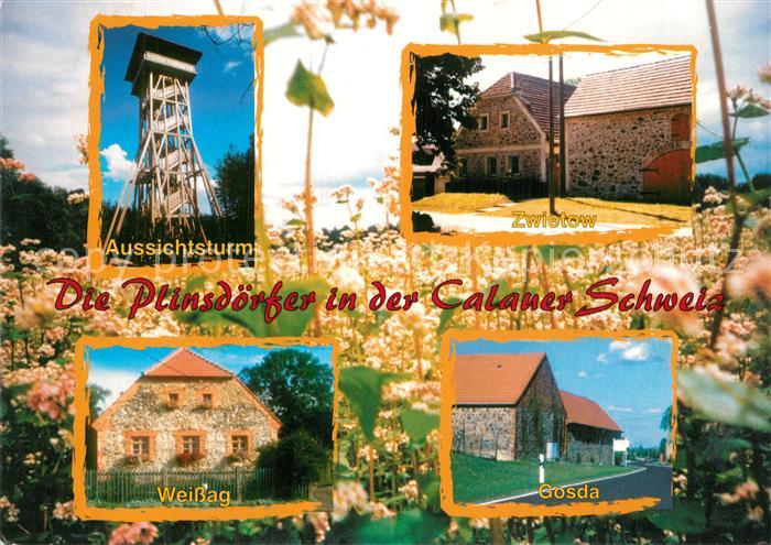 Calauer Schweiz Aussichtsturm Plinsdoerfer Zwietow Weissag Gosda