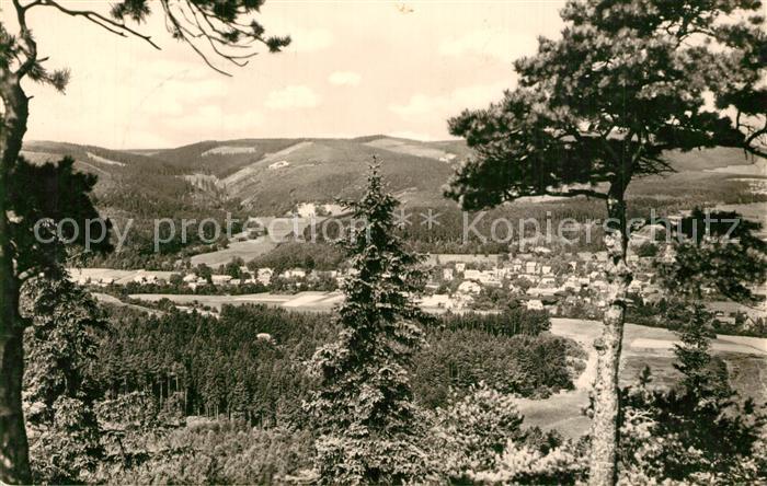 Graefenroda Panorama Thueringer Wald