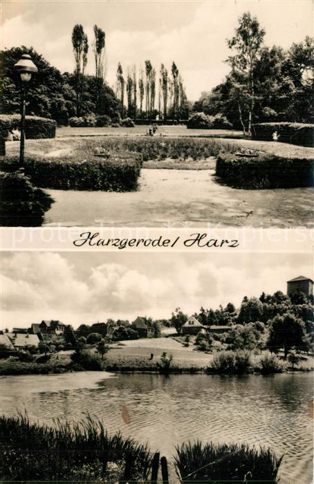 Harzgerode Park Partie am Wasser