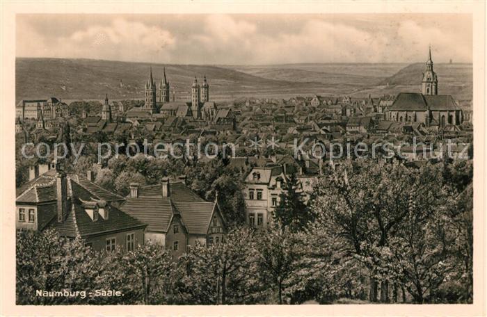 Naumburg Saale Stadtbild mit Kirchen