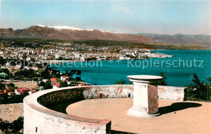 Cap d Antibes Table d orientation de la Garoupe Côte d'Azur