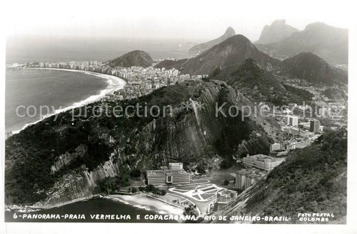 Rio de Janeiro Panorama Praia Vermelha e Copacabana