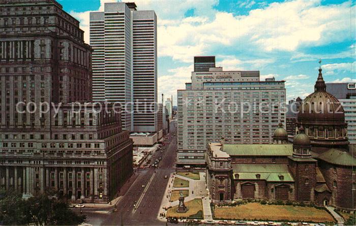 Montreal Quebec Dorchester Street looking East
