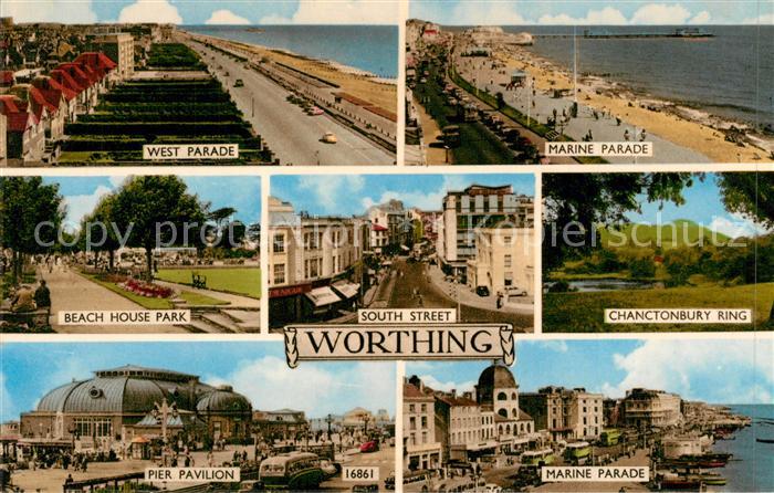 Worthing West Sussex West Parade Marine Parade Beach House Park South Street Cha