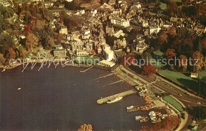 Bowness Hotel in the Trust Houses Fortes Group aerial view